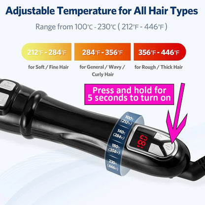 COSMOPRETTY™ 25/28/32mm Ceramic Barrel Hair Curlers